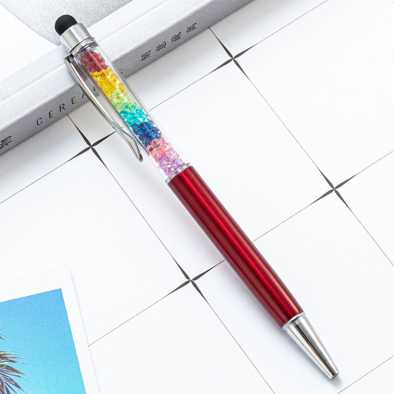 Wholesale Metal Diamond Touch Screen Capacitor Ballpoint Pen